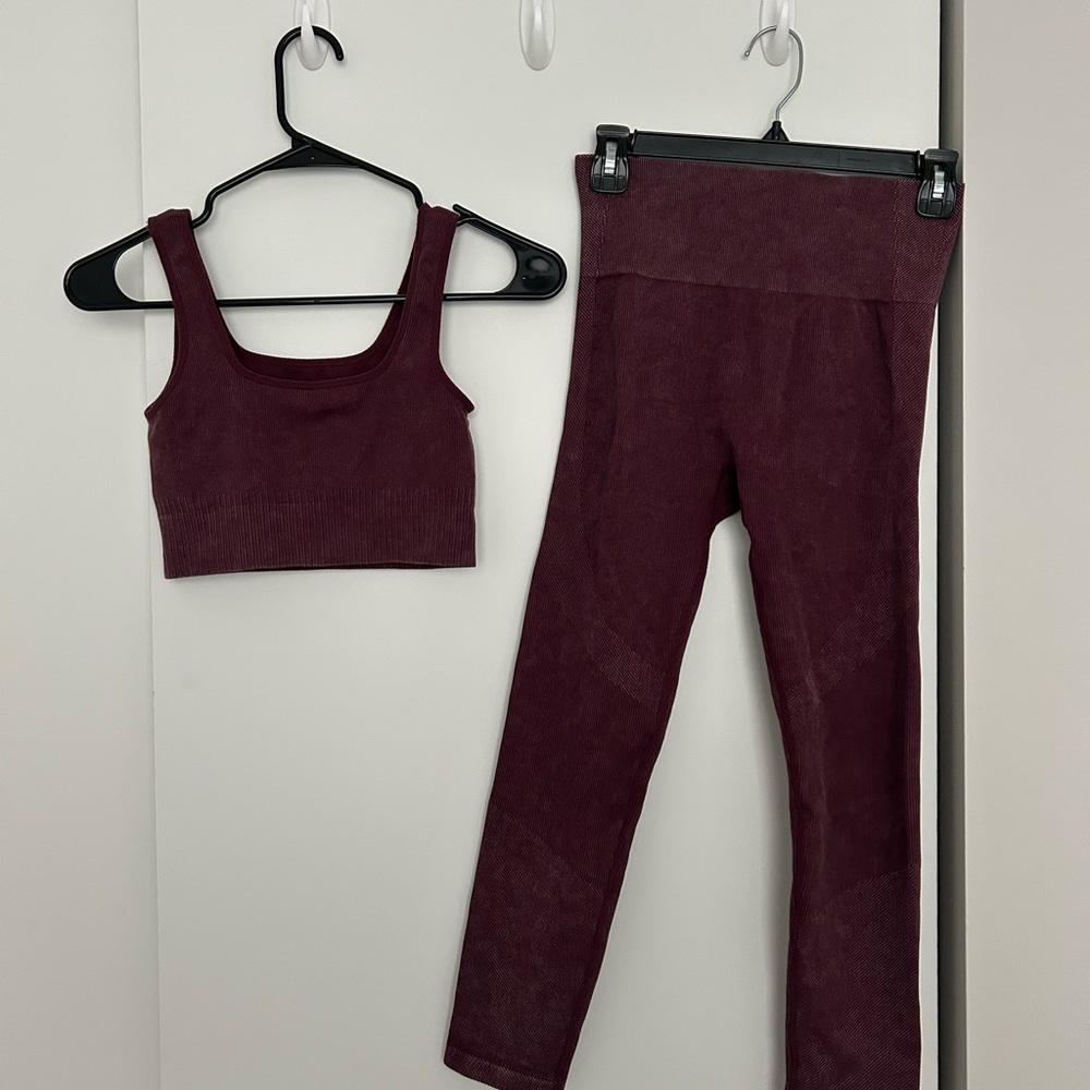 Small Maroon Target Workout Set